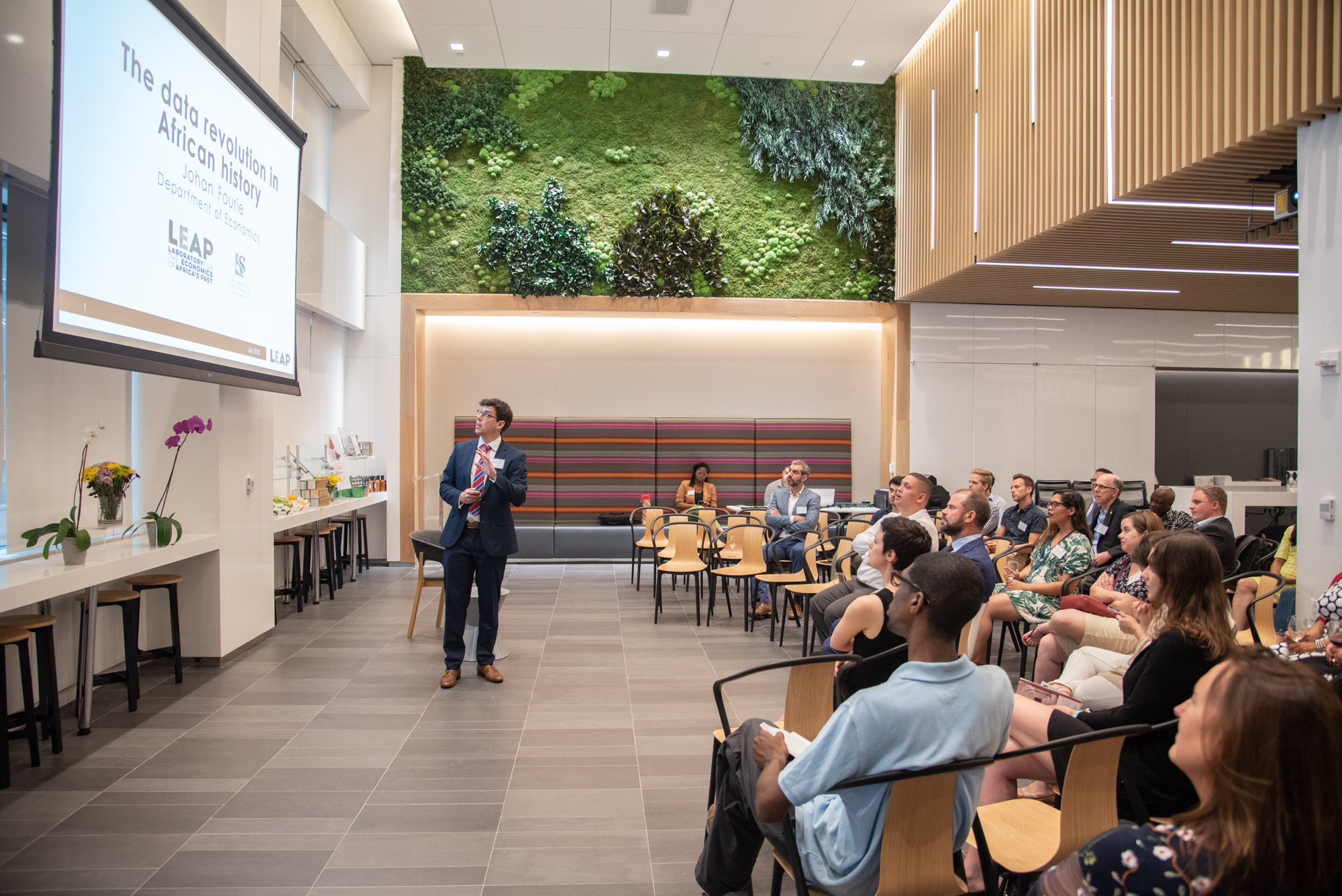 An alumni talk in New York, July 2018